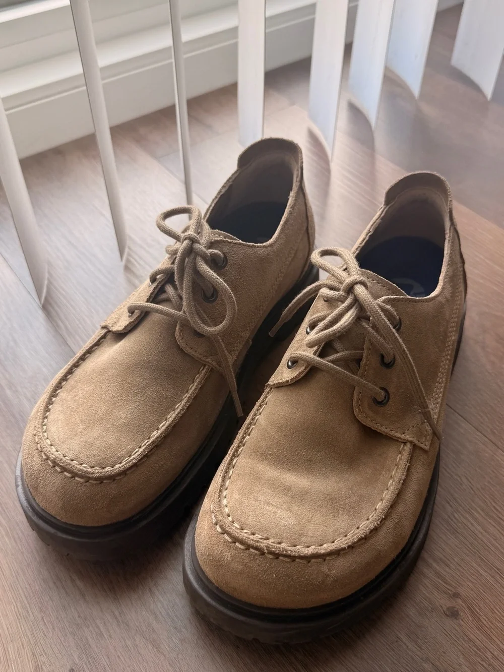 Birkenstock Men's Highwood Moc Lace Suede Leather size 8